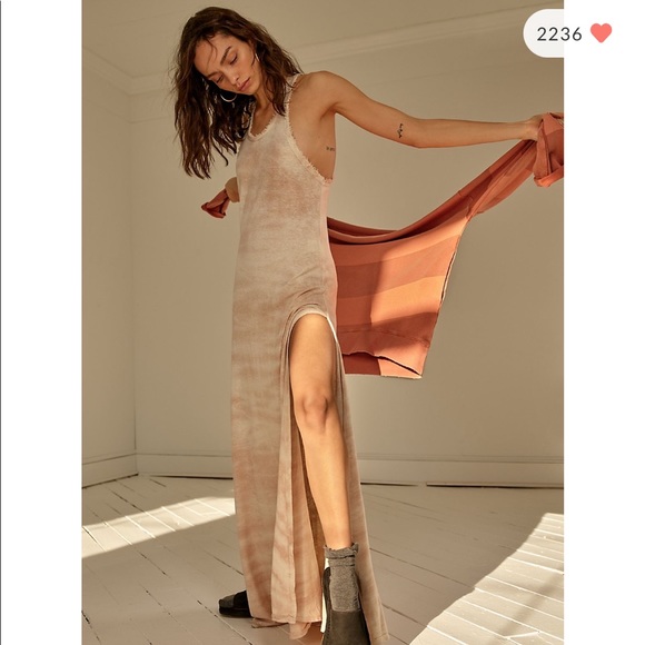 Free People “Cora” Hemp Tie Dye Maxi - Picture 1 of 4